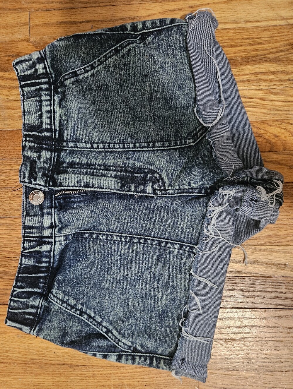 wild fable Faded Green Denim Looking Cotton Stretchy Shorts Size XS